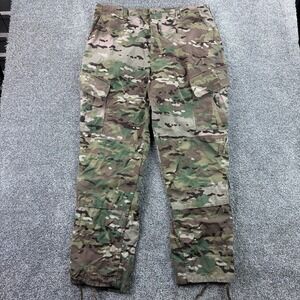 US Army Combat Pants Mens Large Reg Multicam Military Trousers Ripstop ACU